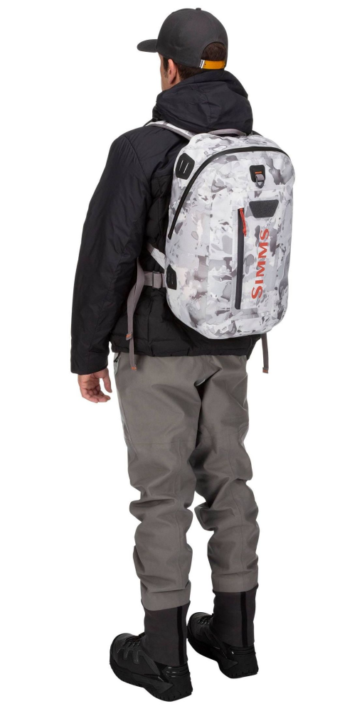 Simms Dry Creek Z Backpack Cloud Camo Grey Model Simms Dry Creek Z Backpack Cloud Camo Grey Model